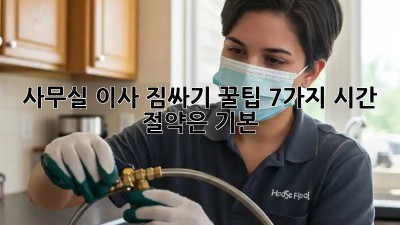 사무실 이사, 짐싸기 꿀팁 7가지! 시간 절약은 기본!